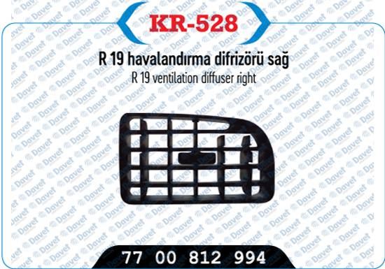 KAYA-KR528 Havalandirma Difrizoru Sag R.19